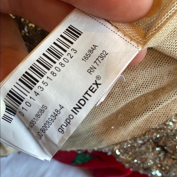 Zara Glittering Silver One-Shoulder Tank Top - Picture 10 of 10